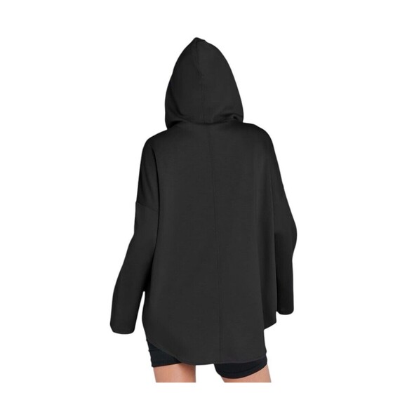 with Half-Zip, Front Pockets, Oversized Casual Sweatshirt for Women XL - Picture 3 of 15